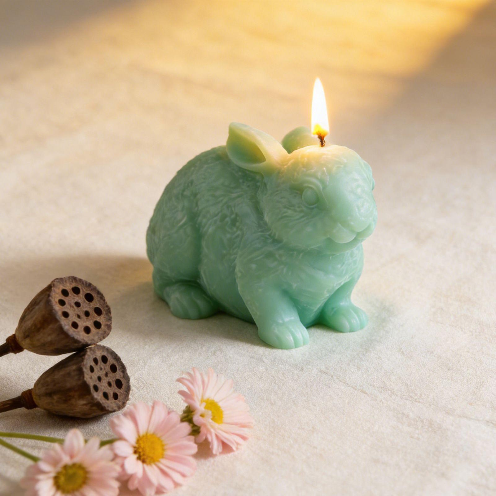 Soap Making Art - Bunny Silicone Mold 3D Crafting Mold