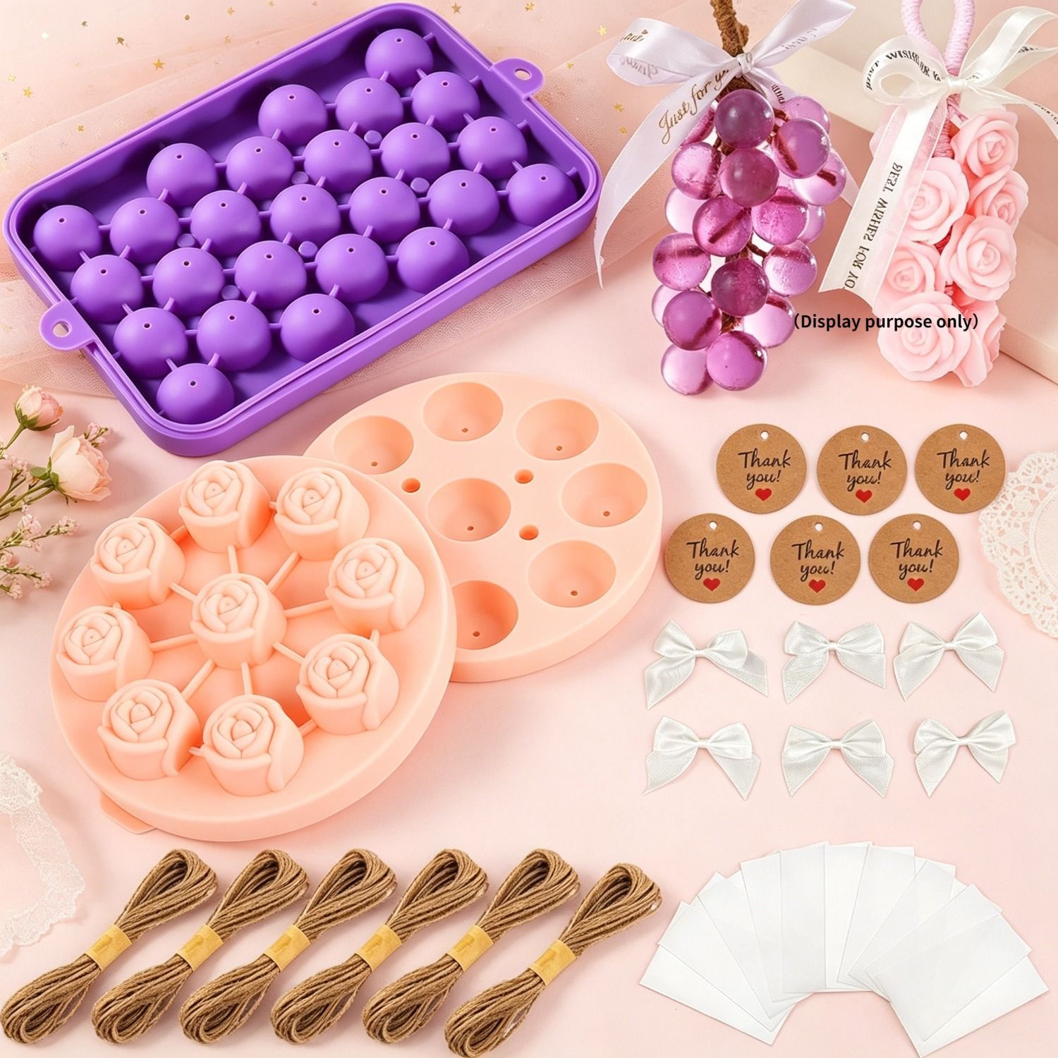 Soap Making Kit For Adults - DIY Soap Making Kit with Grape