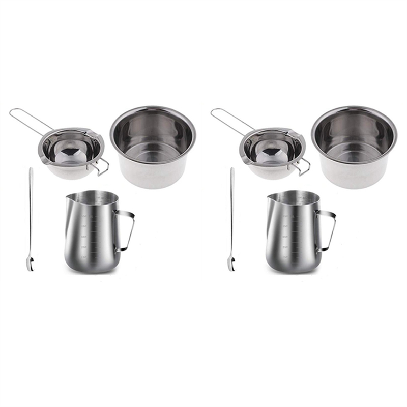 Soap Making Double Boiler - 8 Set Stainless Steel Double Boiler