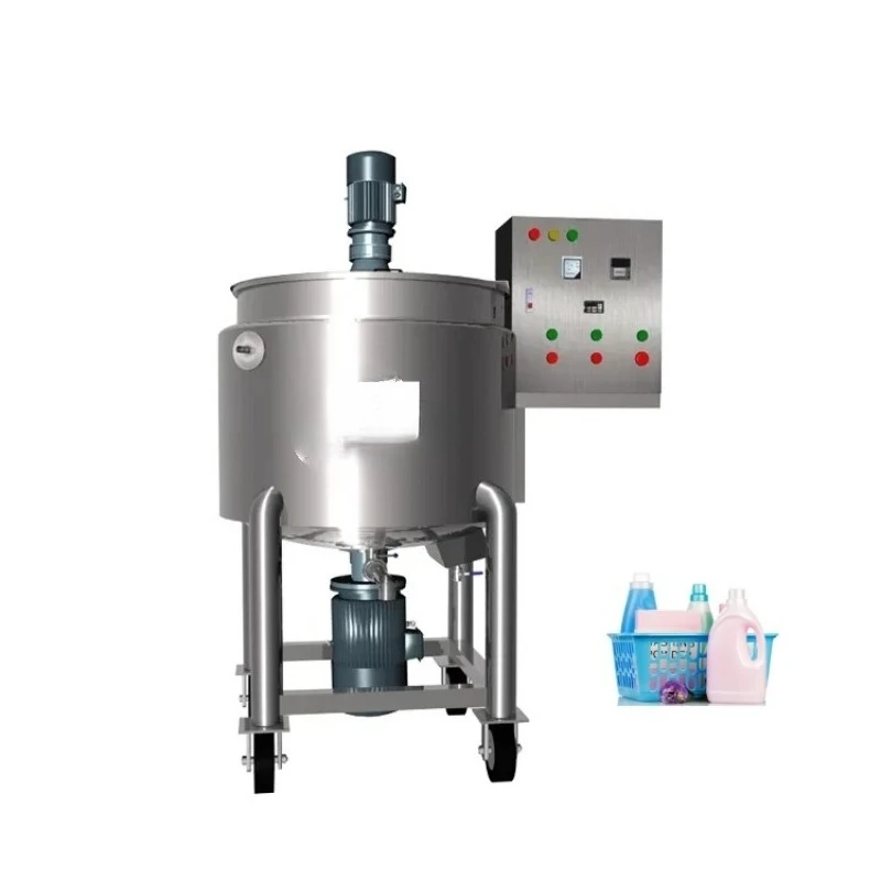 Soap Making Double Boiler - 50l Movable Double Jacket Boiler Homogenizer