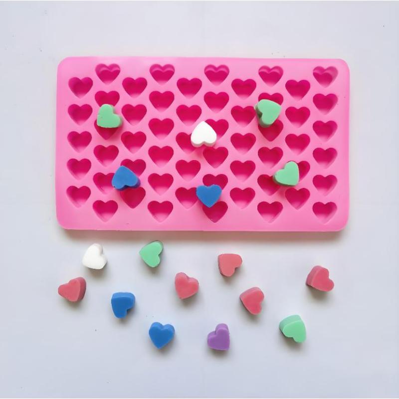 55 Grids Heart Silicone Cake M - Soap Making Material review and price