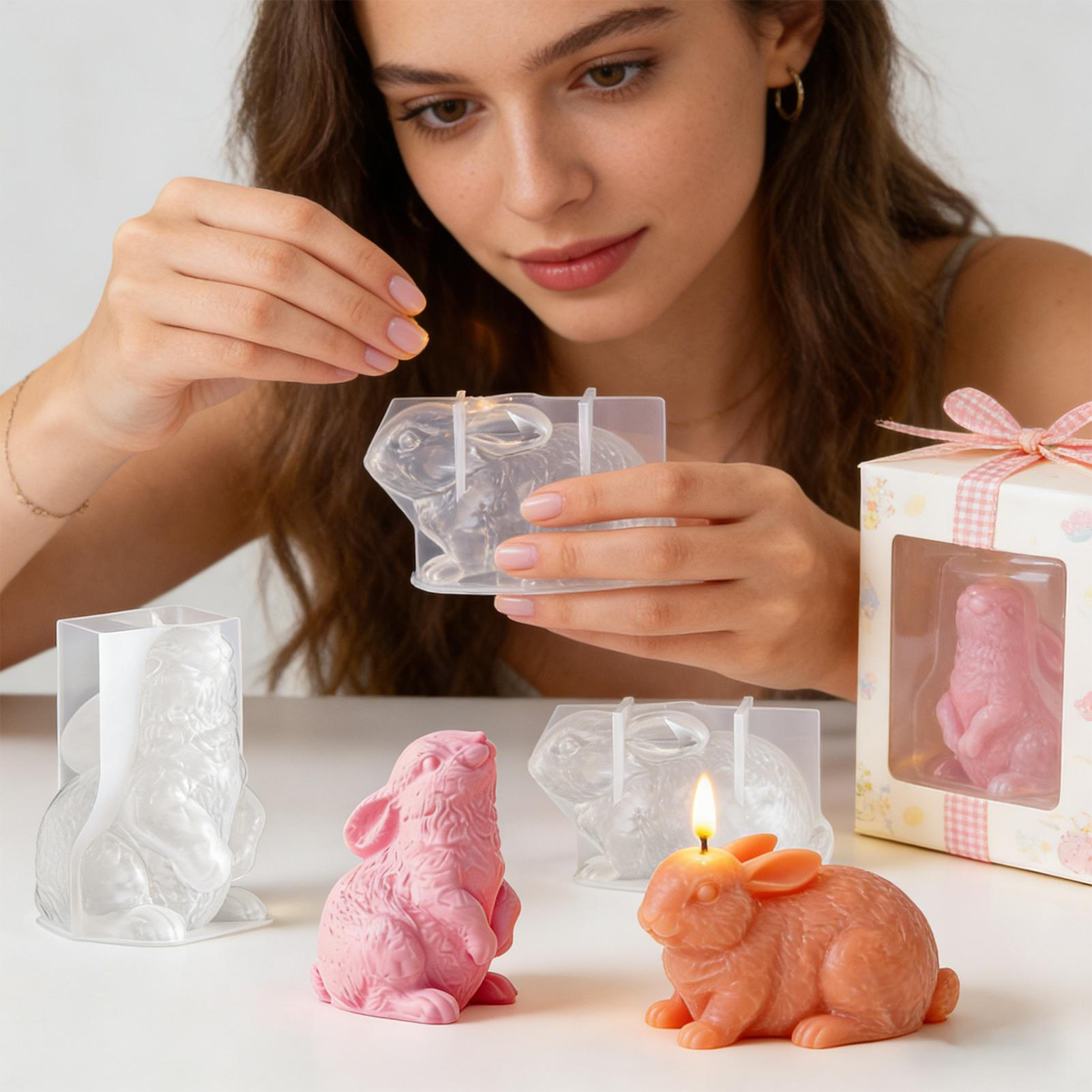 Bunny Silicone Mold 3D Craftin - Soap Making Art review and price