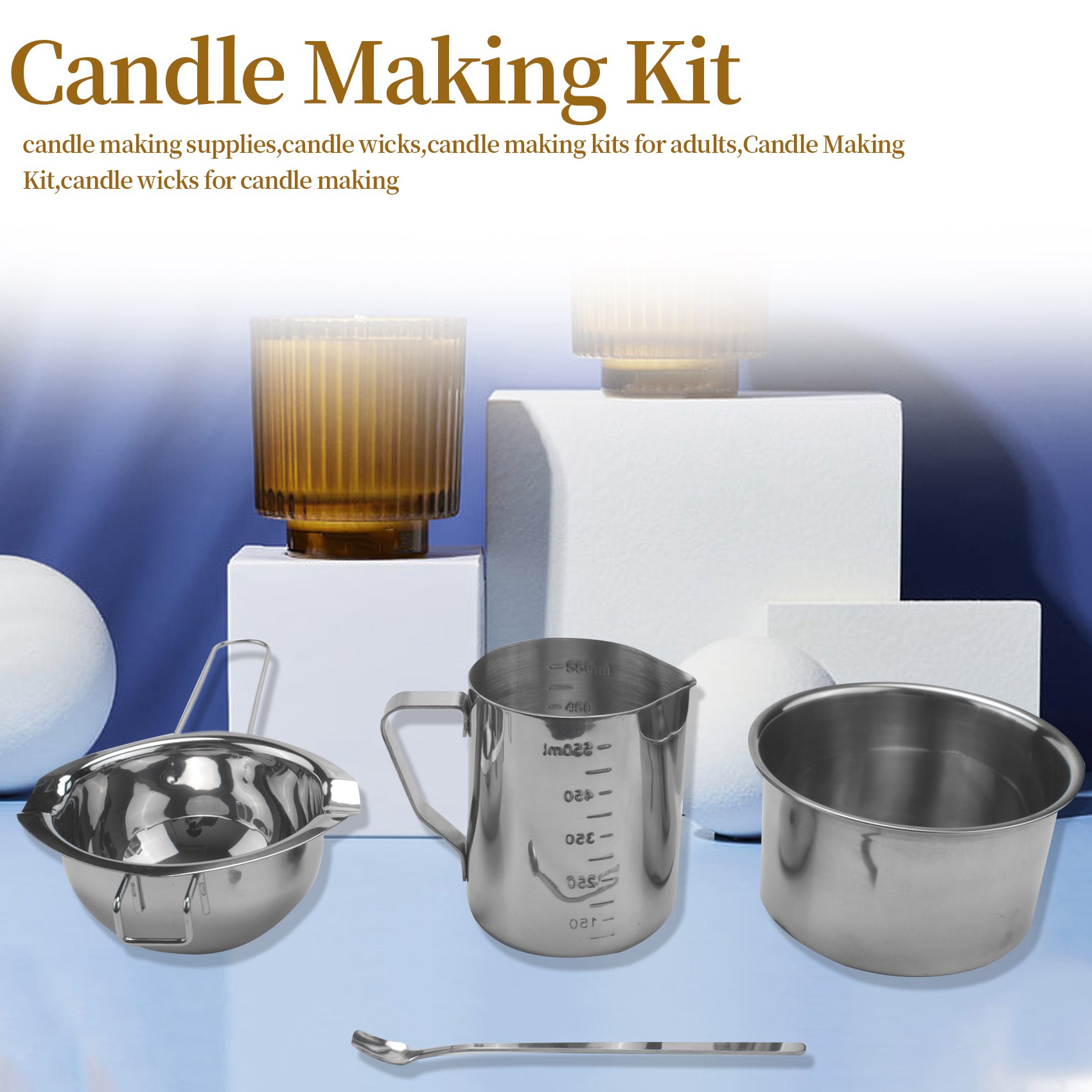 AEE8-4 Set Stainless Steel Dou - Soap Making Double Boiler review and price