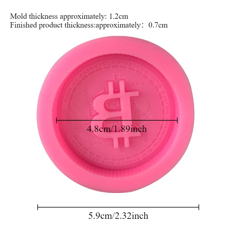 1/3Pcs Currency Logo Soap Sili - Soap Making Material review and price