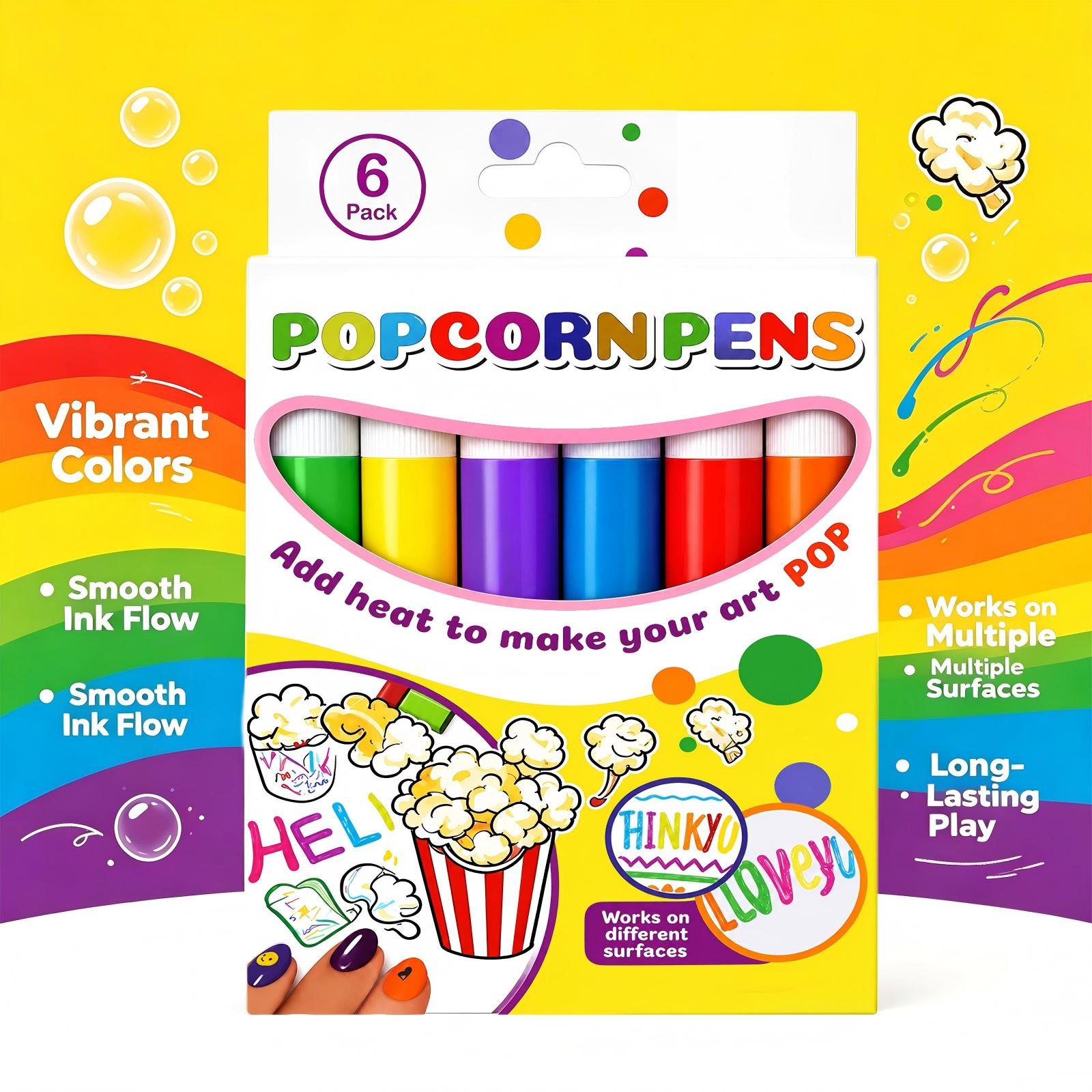 6PCS Popcorn Pens for DIY Craf - Copic Marker Sketch review and price