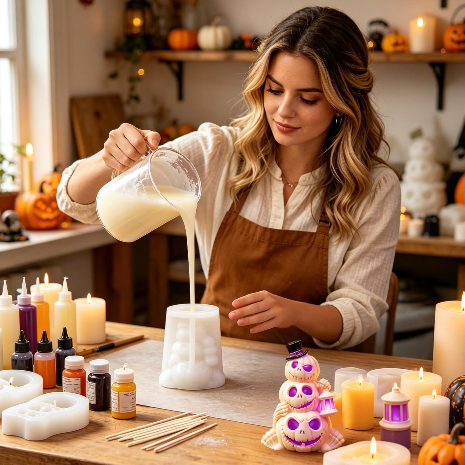 3D 3-Layer Halloween Pumpkin S - Soap Making Kit For Adults review and price