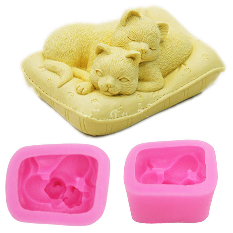 Non-Stick Silicone Cat Mould 3 - Soap Making Art review and price