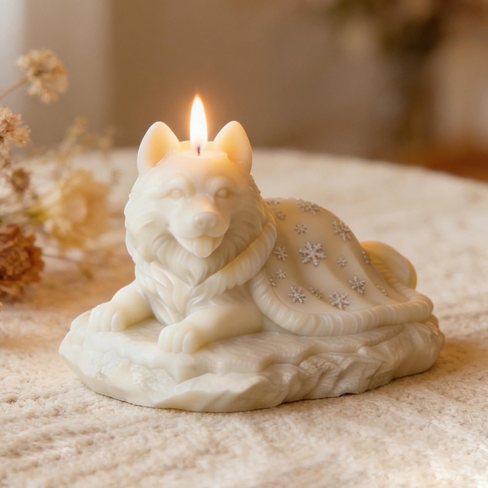 Dog Mold For Candles Plaster C - Soap Making Art review and price