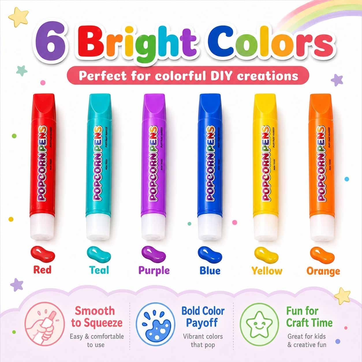 Magic Puffy Popcorn Pens 3D Pu - Copic Marker Sketch review and price