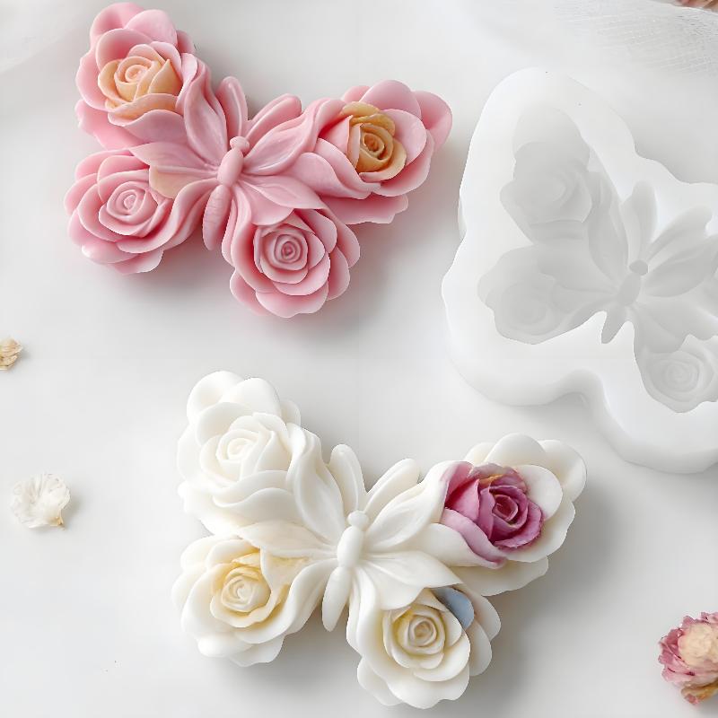 DIY Rose Butterfly Form Silico - Soap Making Formula review and price