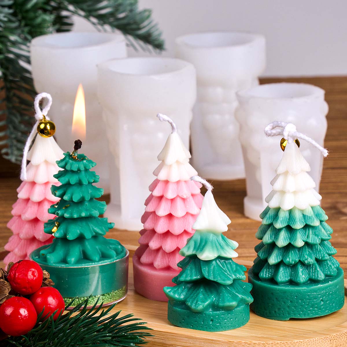3D Christmas Tree Silicone Can - Soap Making Art review and price
