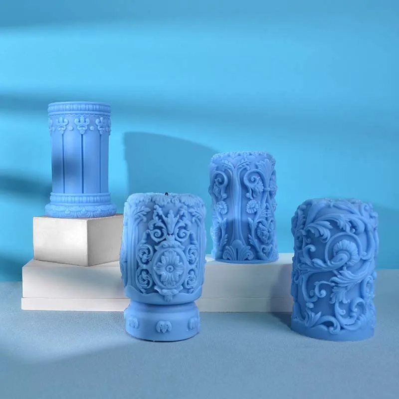 Carved Roman Column Candle Sil - Soap Making Art review and price