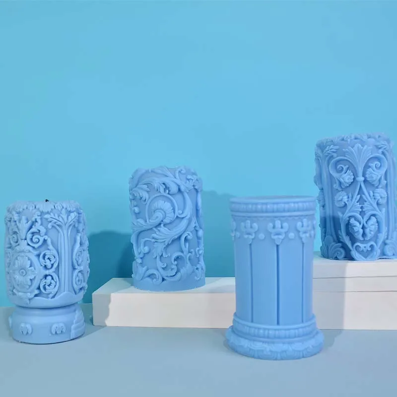 Carved Roman Column Candle Sil - Soap Making Art review and price